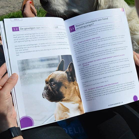 Het Ultieme Puppy Alleen Laten Handboek (fysiek boek)