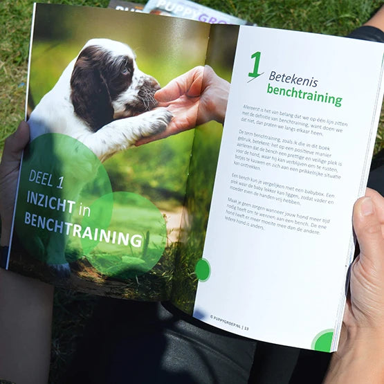 Het Ultieme Puppy Benchtraining Handboek (fysiek boek)