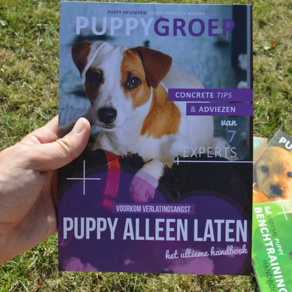 4 fysieke puppy boeken (complete set)