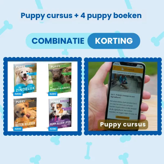 Puppy cursus + 4 luisterboeken (combi deal)