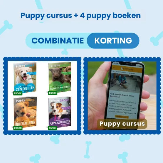 Puppy cursus + 4 ebooks (combi deal)