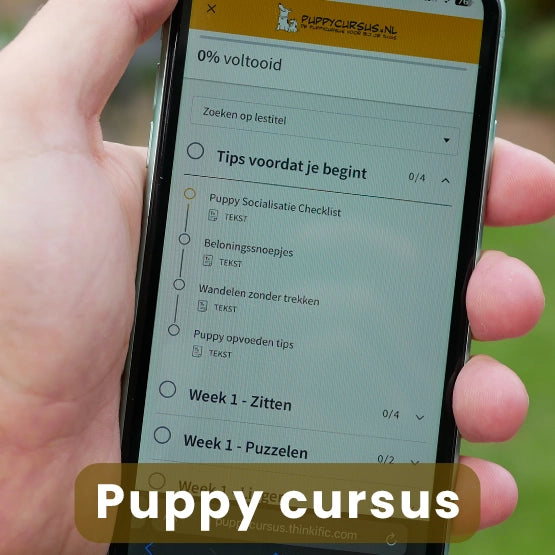 Puppy cursus + 4 luisterboeken (combi deal)