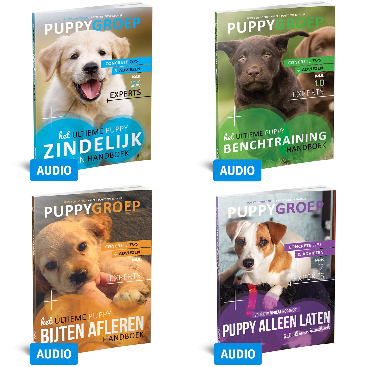 4 puppy luisterboeken (complete set)